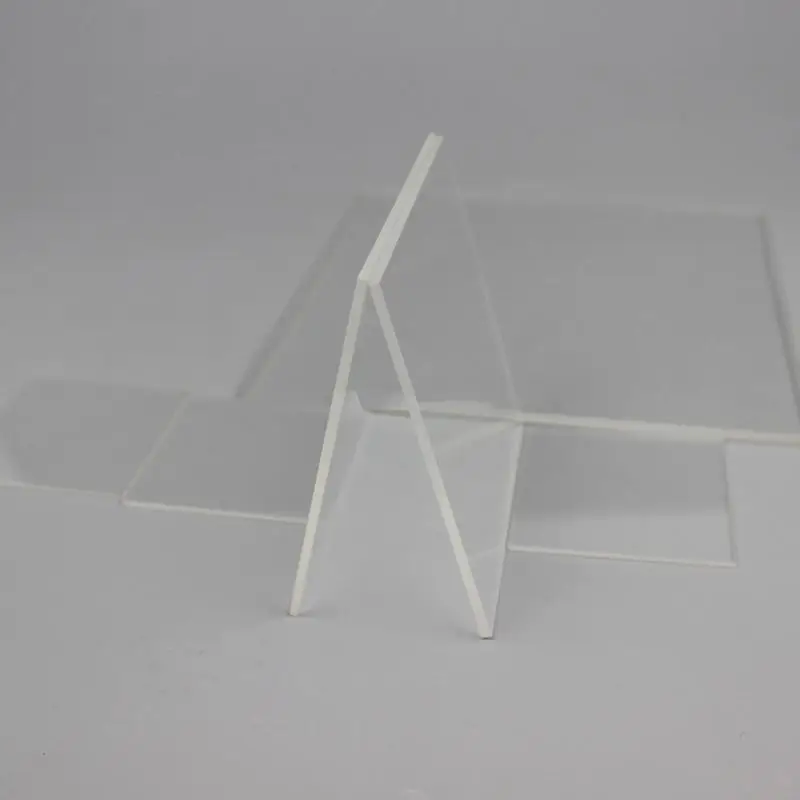 1pcs double-sided polished transparent fused silica glass plate 30mm*30mm*1mm quartz glass square plate