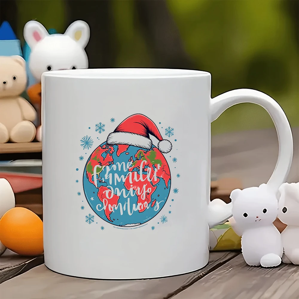

11oz Earth Theme Mug + Eco-Friendly Christmas Gift - Kids Cup Family Office Coffee Mug Set