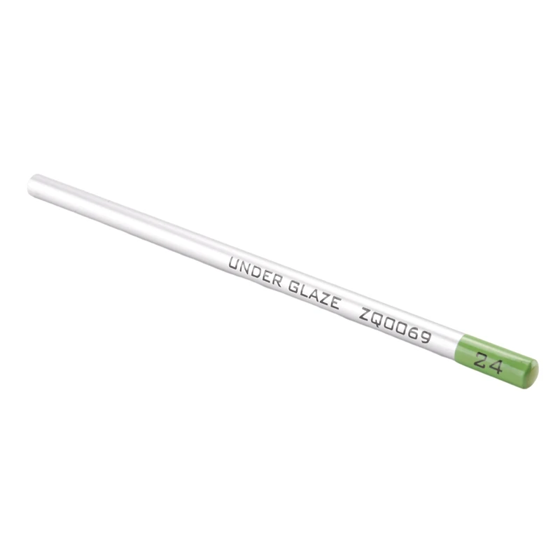 A16R-5Pcs Underglaze Pencils For Pottery For Decorating Fused Glass And Under Glaze Ceramics