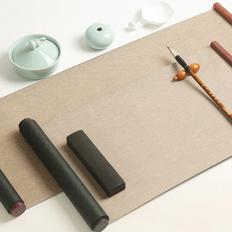 Blank Water Writing Cloth Scroll Thick Non Woven Fabric Calligraphy Brush Copybook Water Writing Cloth Painting Practice Book