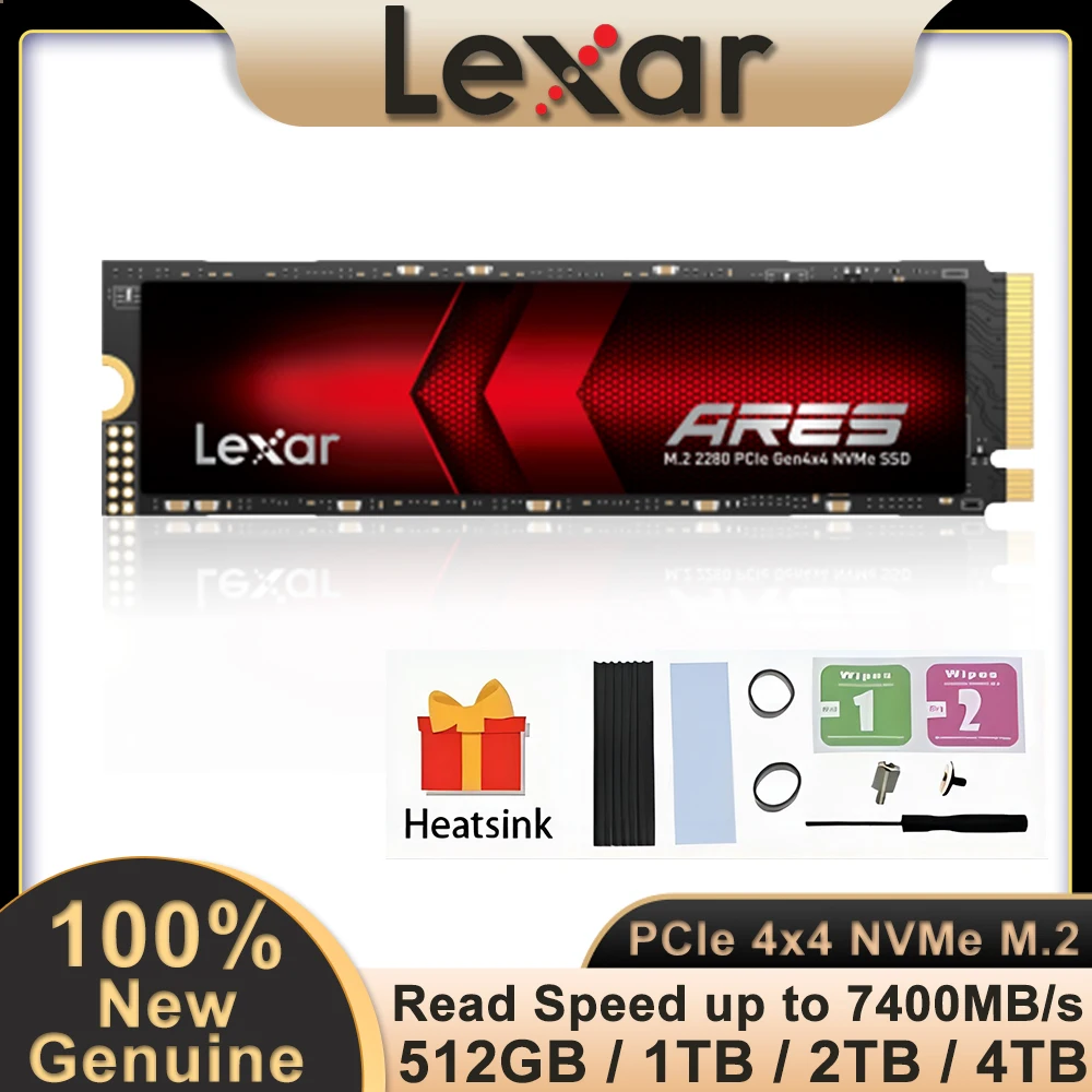 Lexar PCIe 4.0x4 M.2 2280 1TB 2TB 512GB 4TB SSD  nvme m2 Internal Solid State Drives Hard Disk for Laptop Desktop/notebook/PS5