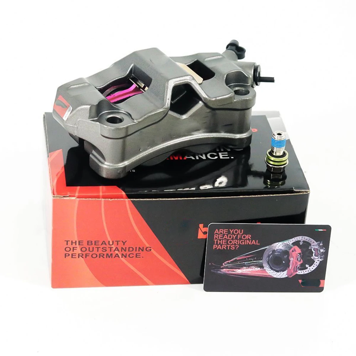 Universal 100mm Waterbird integrated design brake caliper For Yamaha Aerox Nitro motorcycle brake pump RSZ JOG BWS Zuma 50 rr