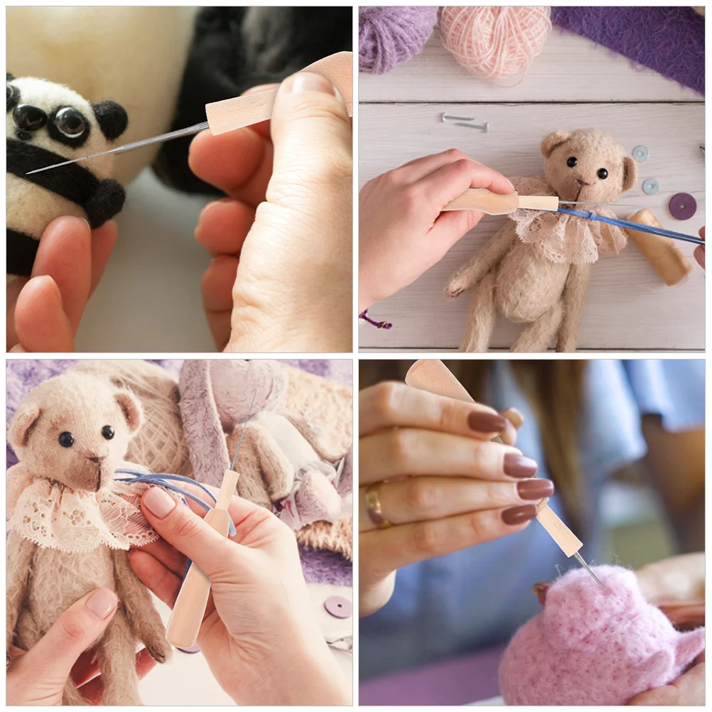 

6pcs Wool Felting Tools Kit Punch Needles For Diy Craft Sewing Embroidery Felt Needle Kit Felting Needles Craft Supplies