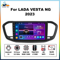 10 Core 2DIN Car android 12 Multimedia Radio player For LADA VESTA 2023 Navigation DSP Carplay Android Auto DPS Phone Call.