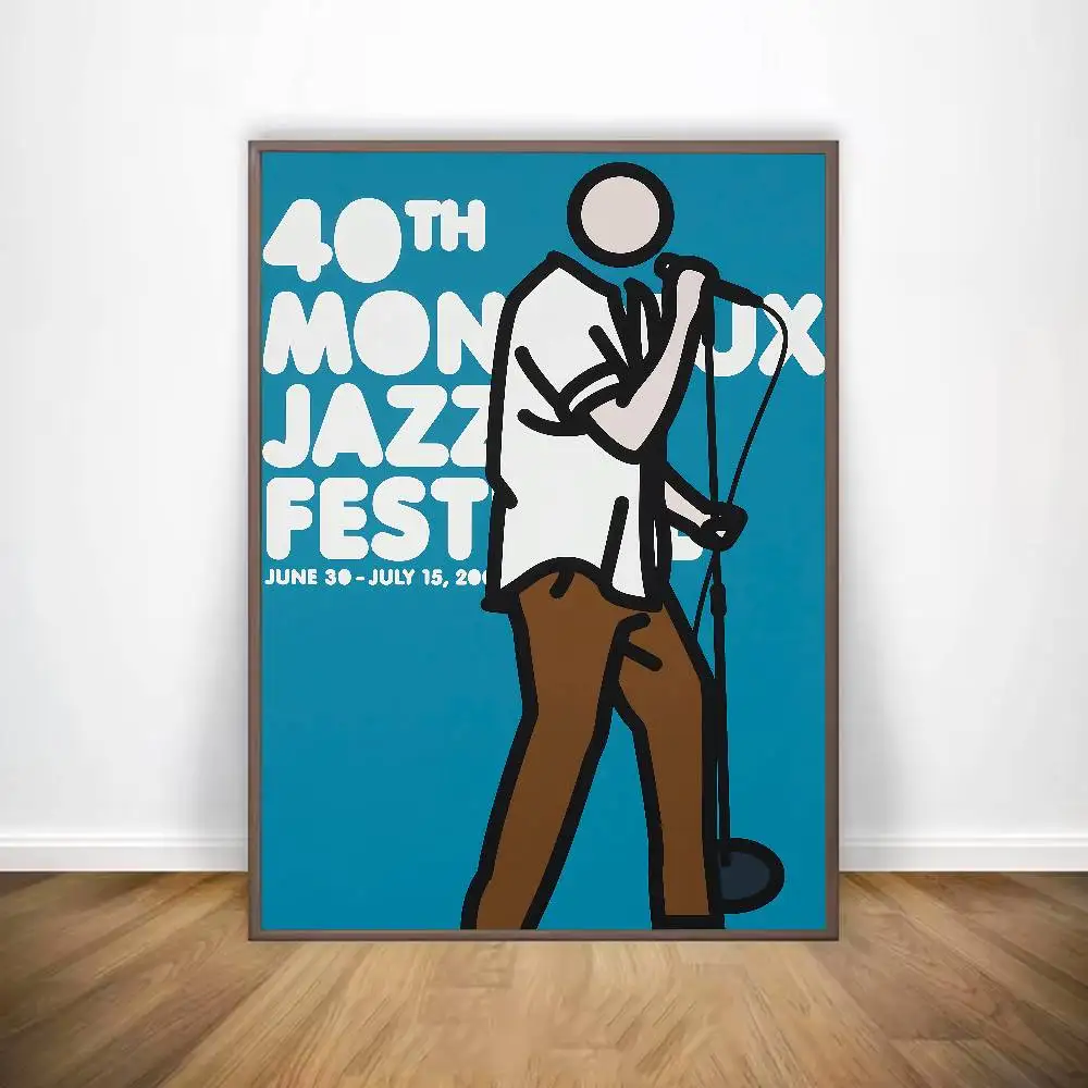 البلاستيك الفن جوليان أوبي ملصق معرض يطبع ذاتية اللصق ديكور المنزل الديكور صور مطبوعة للحوائط غرفة المعيشة ملصق #3