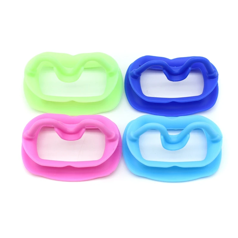 1pcs Dental Silicone Mouth Opener Orthodontic Cheek Retracor Tooth Intraoral Lip Cheek Retractor Soft Silicone Oral Care Tools