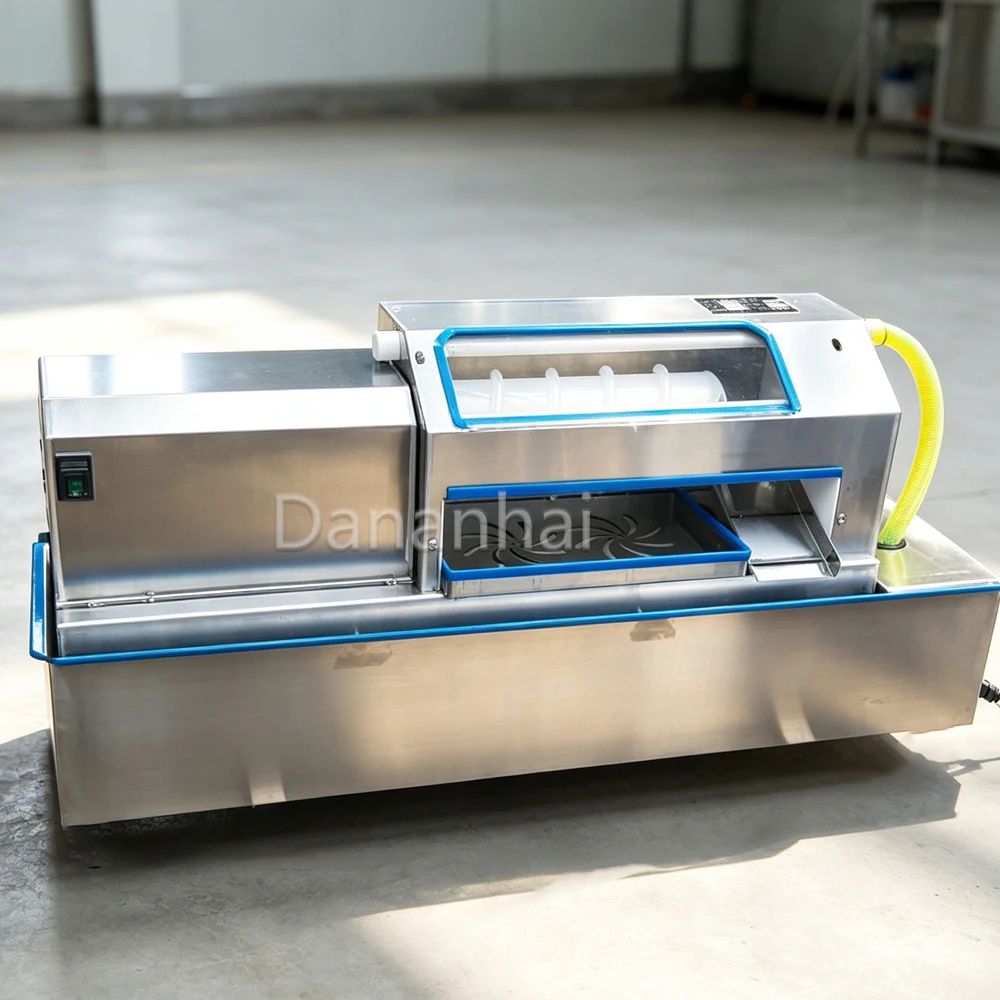 Egg Peeling Machine Commercial Stainless Steel Automatic Boiled Egg Shell Remover Processing Equipment