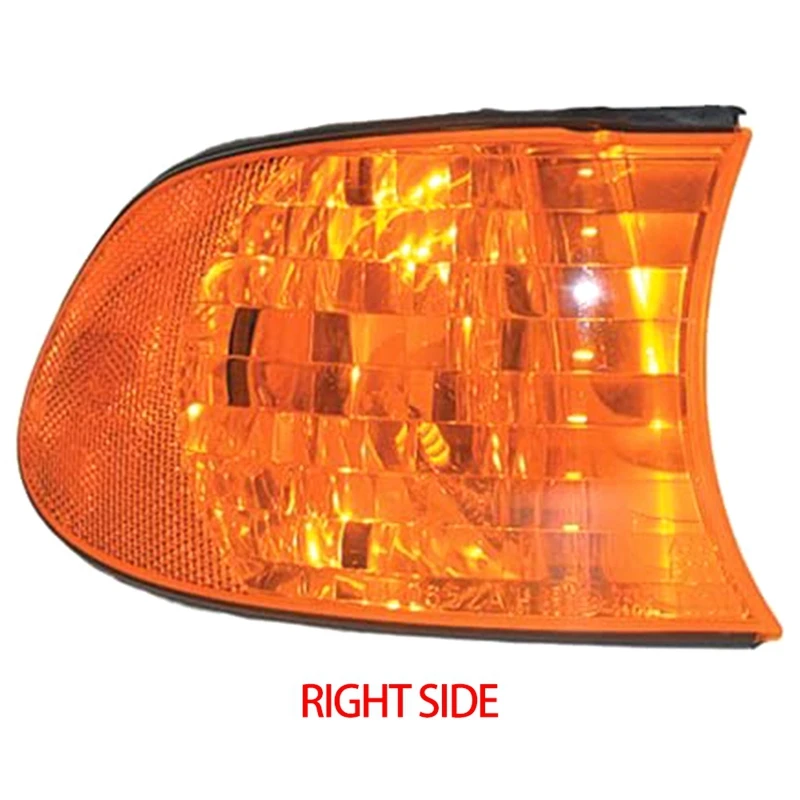 Car Amber Lens Parking Corner Light Signal Lamp Cover per-BMW E38 7 Series 1998-2001 63138379108 63138379107 Right