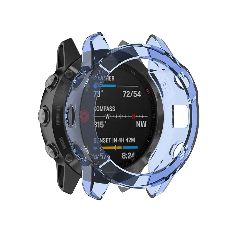 Soft TPU สำหรับ Garmin Fenix 6 6S 6X สมาร์ทนาฬิกากรอบ Protector กรอบสำหรับ6 Pro 6S Pro 6X Pro ซิลิโคนกรณี