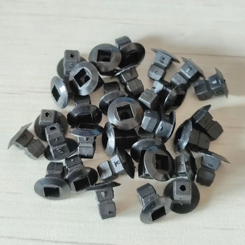 50Pcs Plastic Grommets Lock Nuts Expanding Nuts Bumper Trim Shields Fastener Clips N90833801 For VW Volkswagen Audi