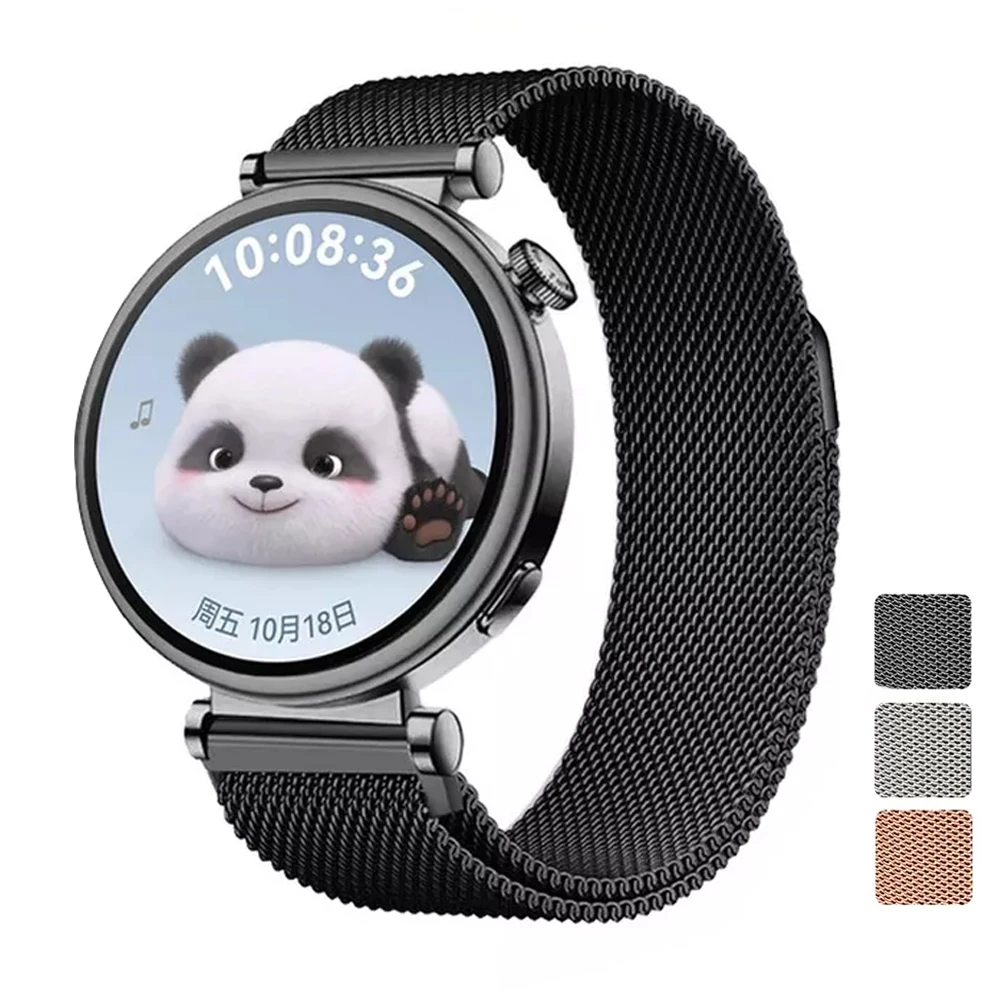 Correas de 18mm 22mm para HUAWEI WATCH GT 4 5 41mm 4/5 Pro 46mm 42mm correa de metal magnética pulsera HUAWEI watch 4-4 Pro Band