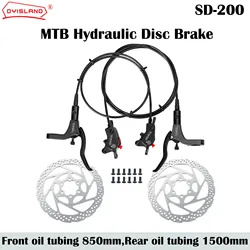 DYISLAND SD200 MTB Hydraulic Disc Brake Mountain Bike Hydraulic Disc Brake Front Rear Brake Calipers Bike Upgrade Accessories