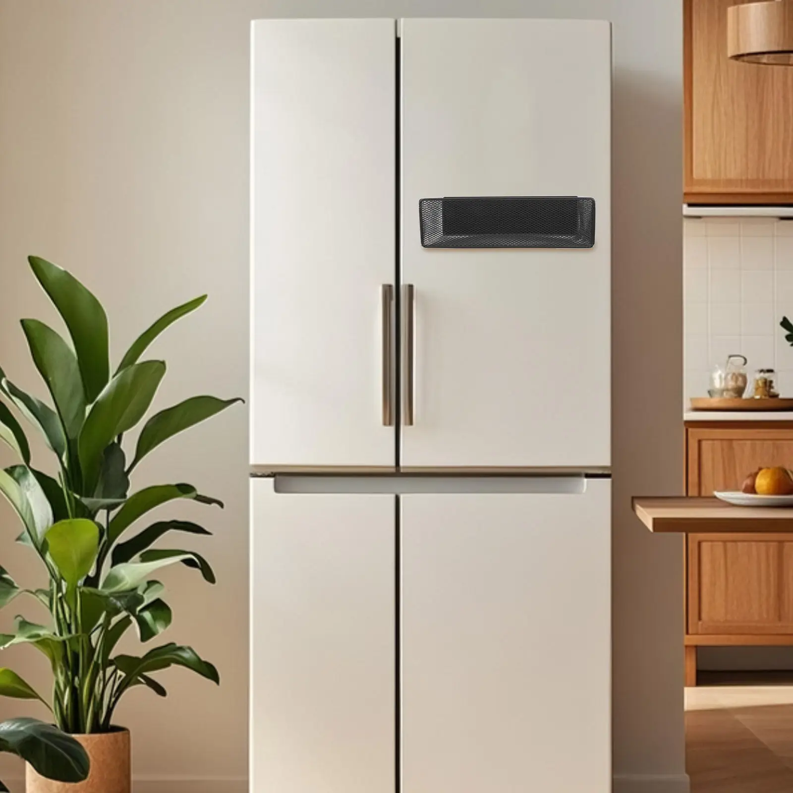 Magnetic Fridge Rack with Paper Towel Holder