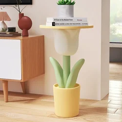 Nordischer Stil Tulpen form Lagerung Beistell tisch Wohnzimmer Sofa Seite kleiner Couch tisch Schlafzimmer Nachttisch Wohnkultur