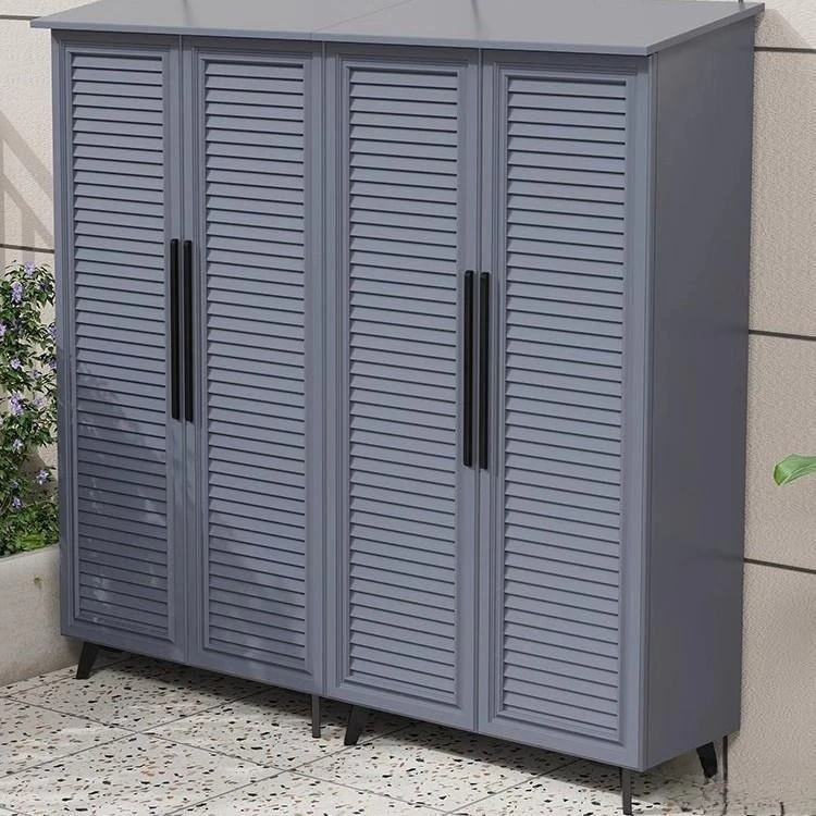 Outer aluminum alloy locker waterproof and sunscreen open-air garden tool room courtyard outdoor
