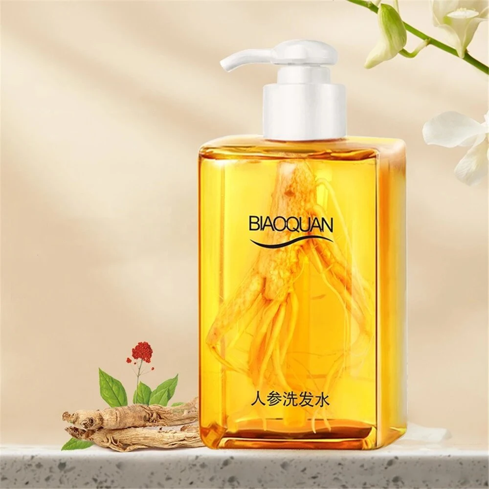 

Ginseng Root Essence Hair Shampoo Moisturizing Nourishing Soften Smoothing Hair Luster Brightrning Hair Care Product 300ml