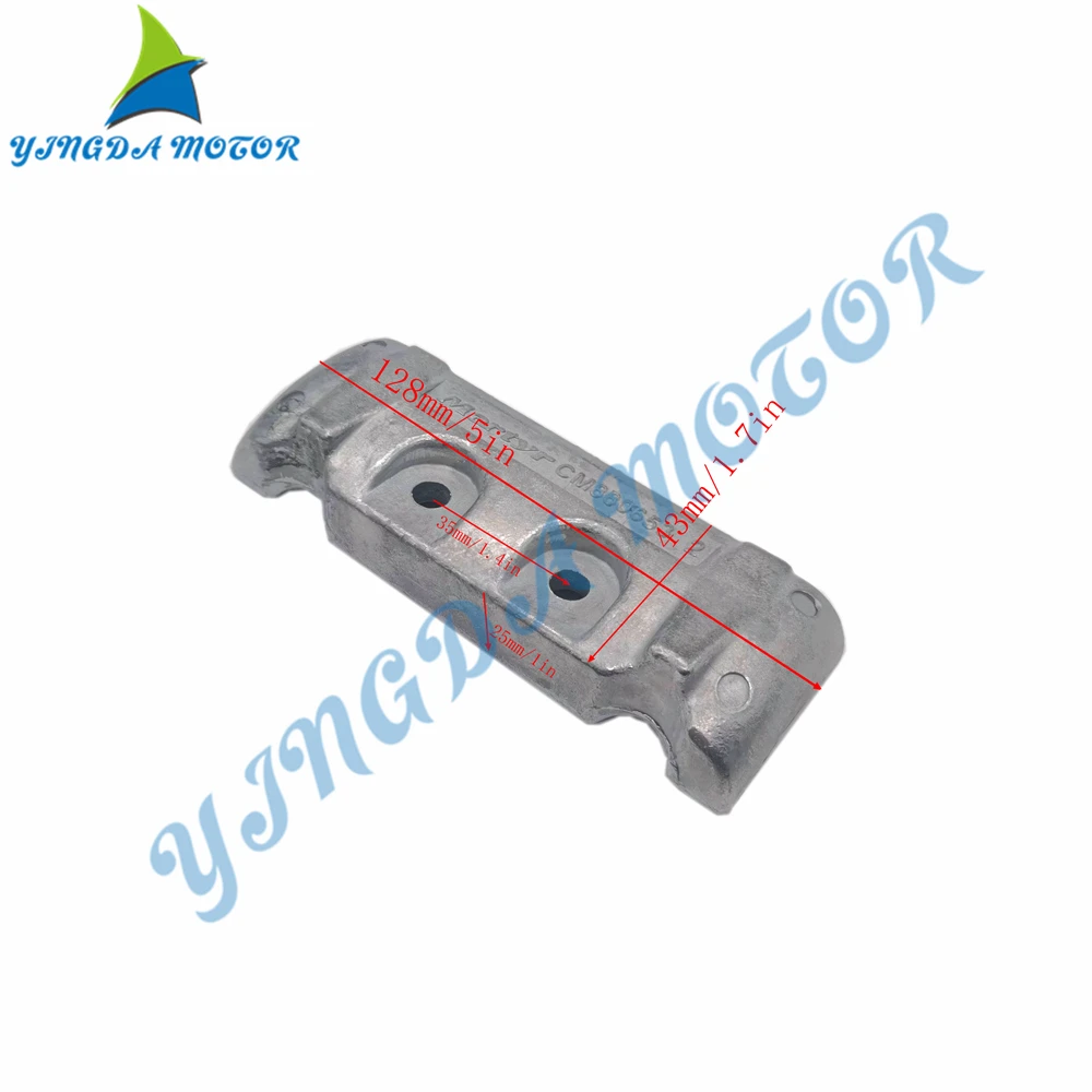 

Aluminum or Zinc Anode 880653 For Mercury Outboard Motor F200 F225 F250 F275 F300 Boat accessories