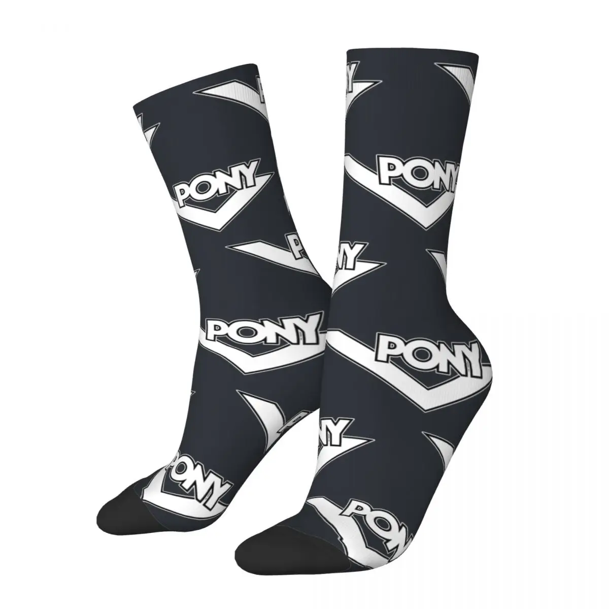 Hip Hop Vintage Cool Crazy Men's compression Socks Unisex P-Pony Street Style Pattern Printed Funny Novelty Happy Sock Boys Gift