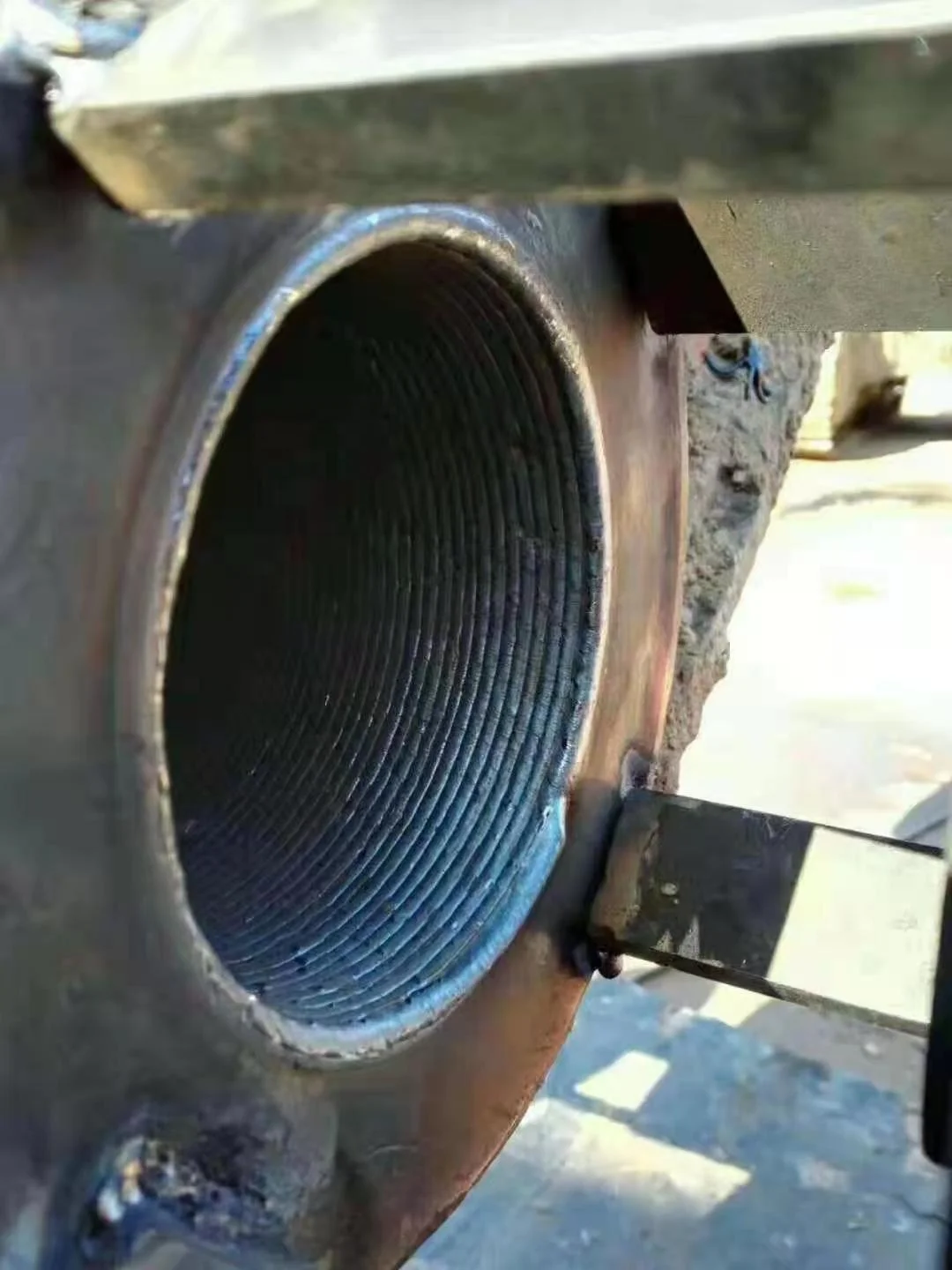Worm Drive Portable Line Boring and Auto Welding Machine Servo Motor 50mm Boring Bar Excavator Repair Xdt50