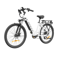 AVAKA K200 Electric Bike 350W Urban road Motor E-Bike 48V 12Ah Battery 20*4.0-inch Fat Tires City Electric Bicycle