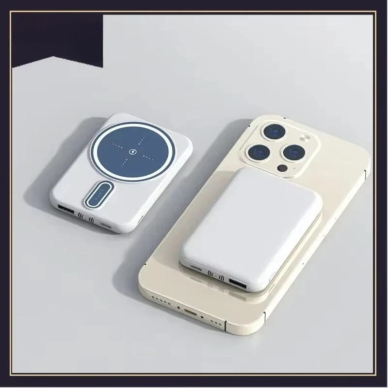 Xiaomi Hot Style Power Bank 30000mAh MagSafe Magnetyczny Power Bank Bezprzewodowy Power Bank Zewnętrzny Mini Przenośny Do iPhone 17 16