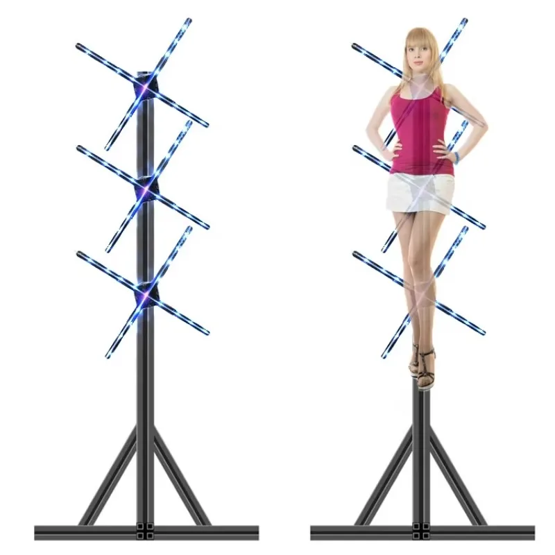 

High Bright 3d Wall 2018 3d Hologram Led Hi Fan Advertising Machine