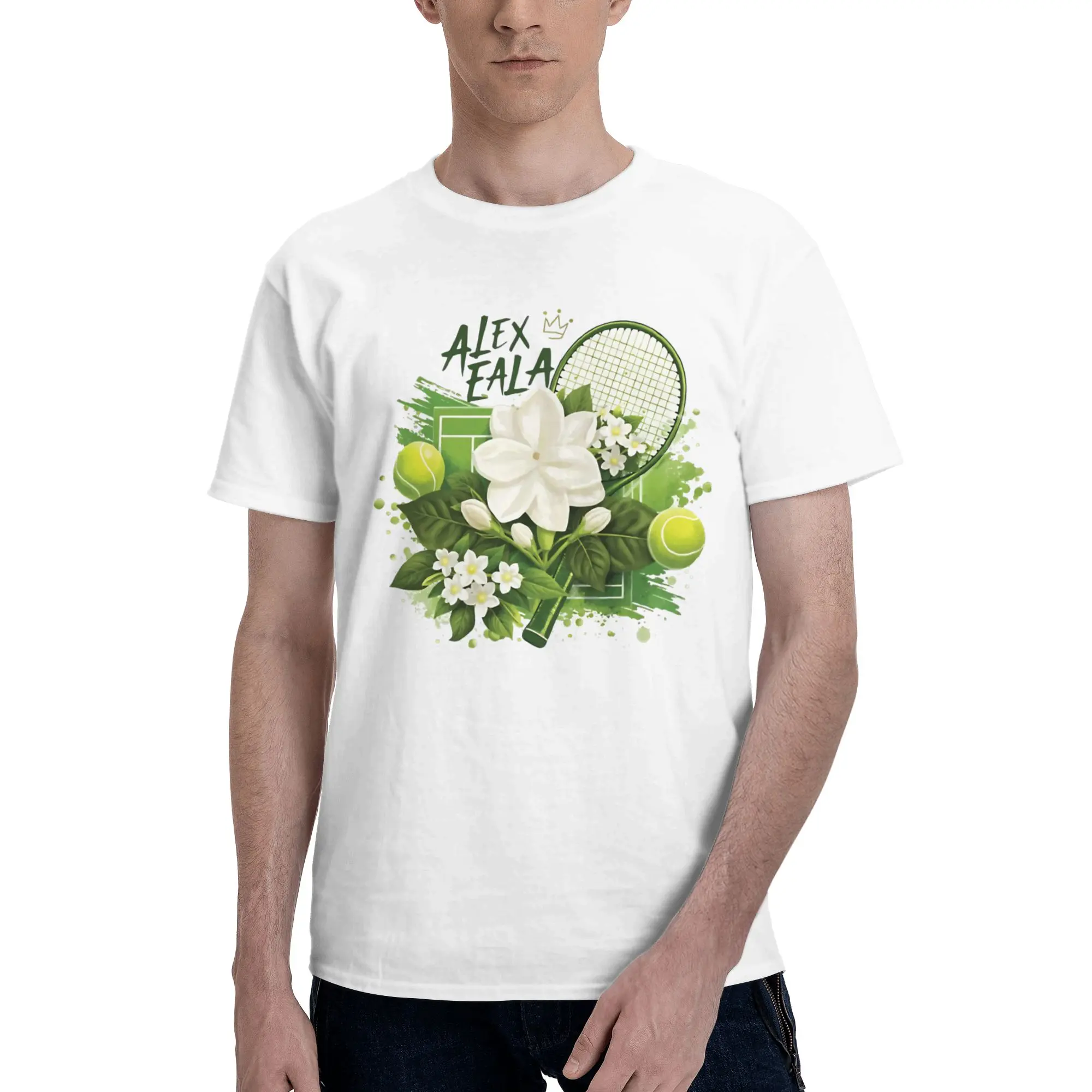 Men Women Graphic Printed Alexandra Alex Eala tennis 2026  Tee T Shirt Cotton  T-shirts Clothing