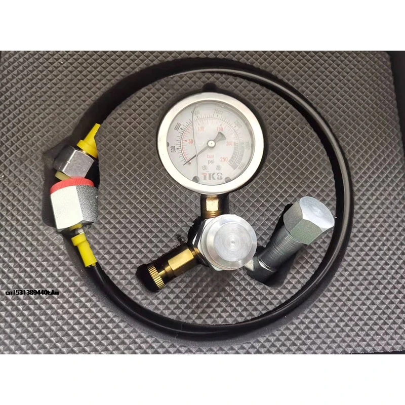 Promotion 25MPA Hydraulic Nitrogen Pressure Filling Meter Special Gun Head for Excavator Crusher Use Durable Meter Box f 2025