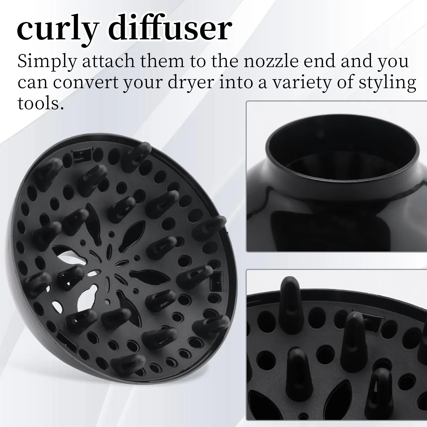 

Professional Salon Hairdressing Hair Dryer Diffuser Blow Blower Nozzle Barber Hair Dryer Diffuser