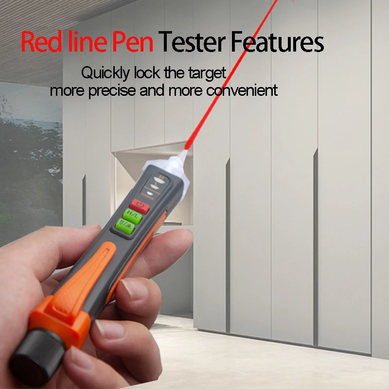 Kĩ Thuật Số Thông Minh Voltager Báo Không Tiếp Xúc Voltager BÚT ĐO 12-1000V Hiện Tại Điện Cảm Biến Bút Thử Bút Chì Điện Áp đèn Báo