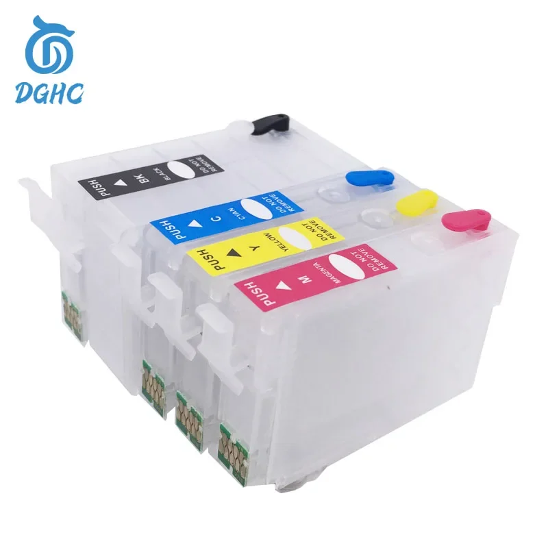 4pcs/lot T252XL 252XL T27XL 27XL Ink cartridge with ARC chip For Epson Workforce WF-3620 3640 7620 7610 7110 7710 7720 7715