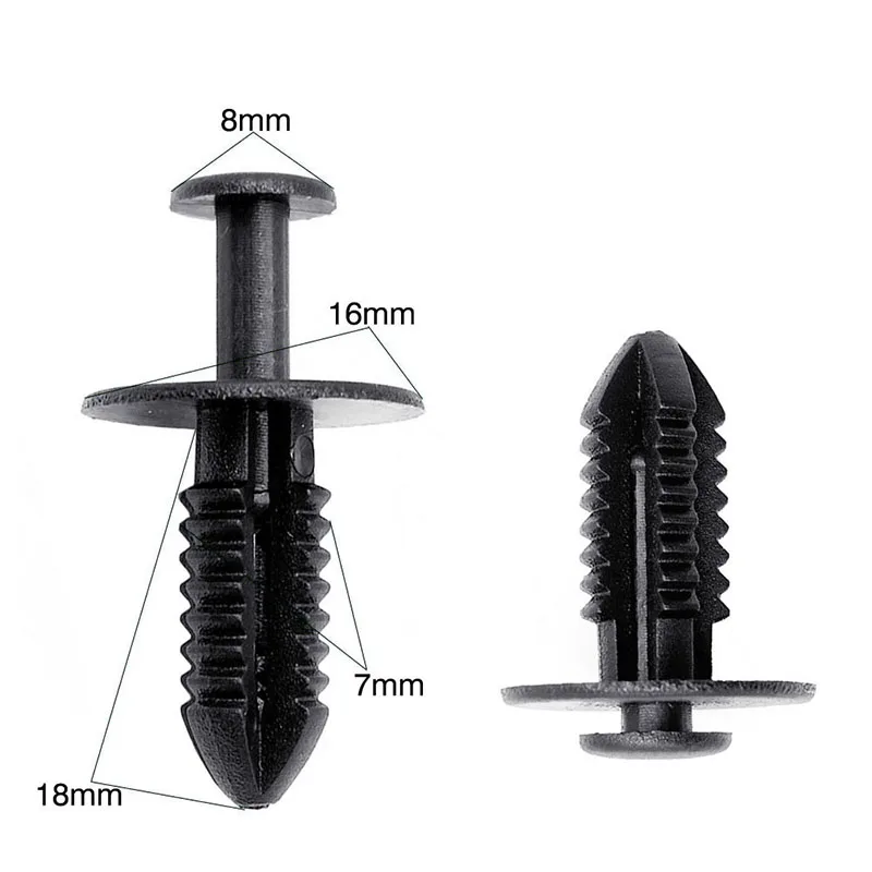 Replacement Fastener Clips For For For For Cars 100pcs Steel Bumper and Grille Clips For For For For BMW and For Opel