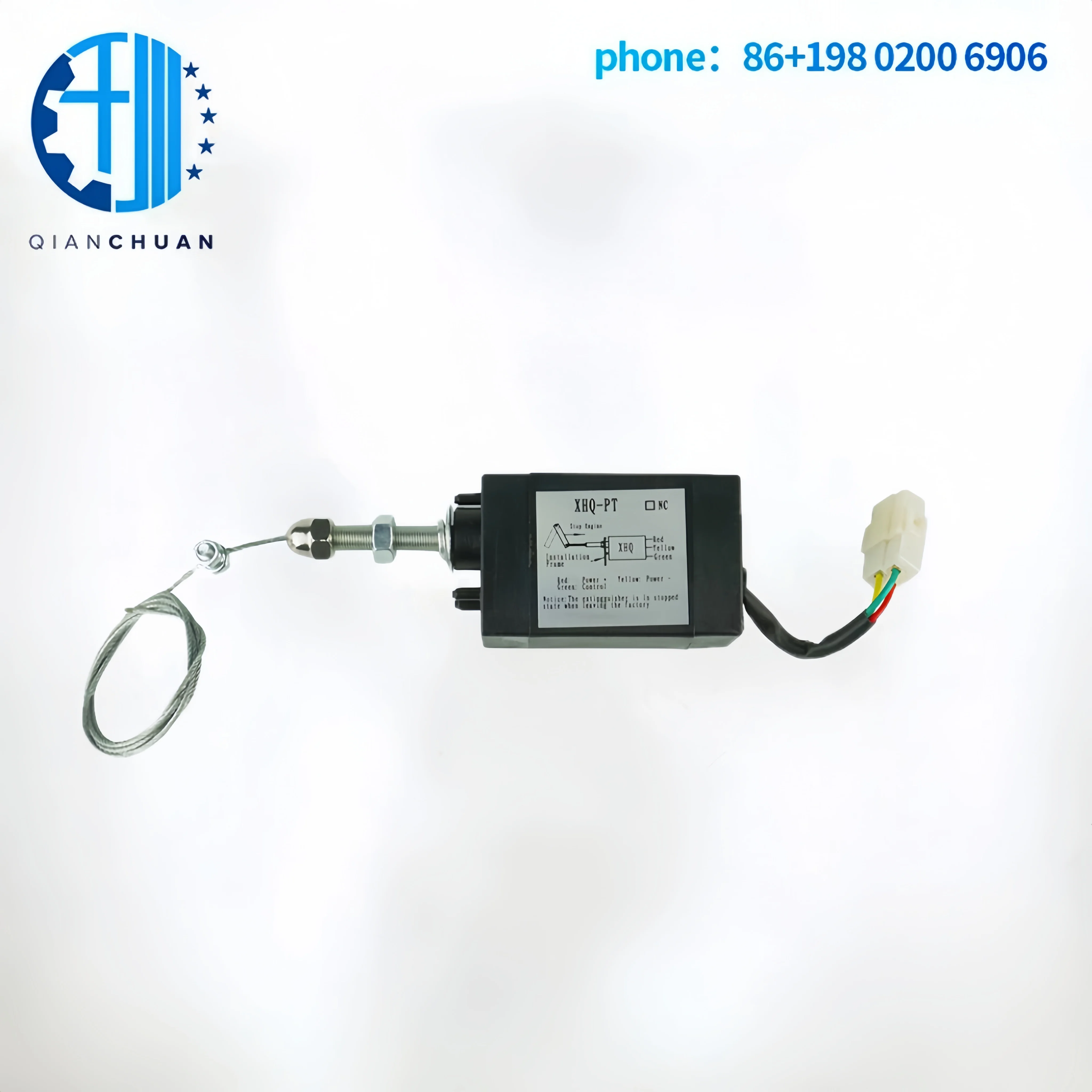 สวิตช์ควบคุมเครื่องกำเนิดดีเซล XHQ-PT วาล์วน้ำตัดเชื้อเพลิง24V