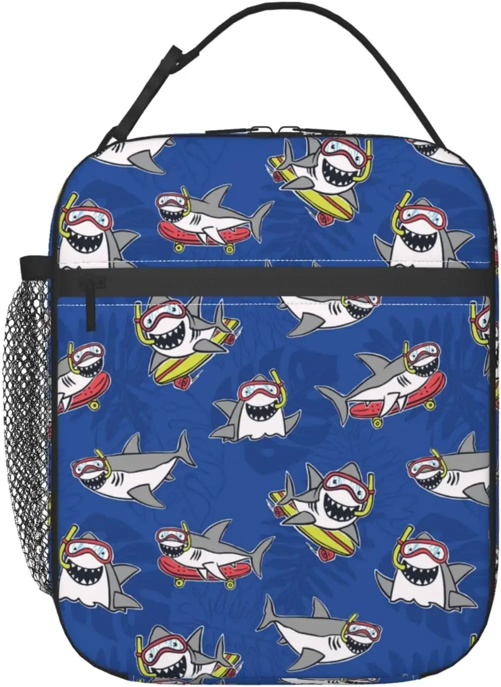 Lunch Box for Kids Girls Boys Cute Shark Lunch Bag Cooler Tote Reusable Insulated Lunch Bag Container Gifts for Office Picnic