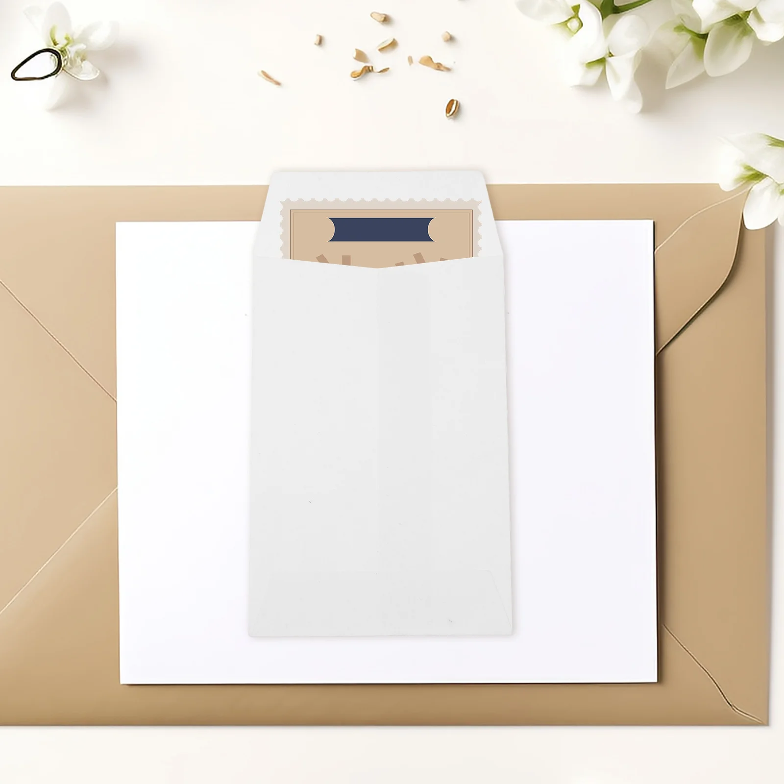 

100Pcs Small Blank Paper Envelopes for Cash Gift Savings Challenge Money Envelopes Savings Challenge Envelope