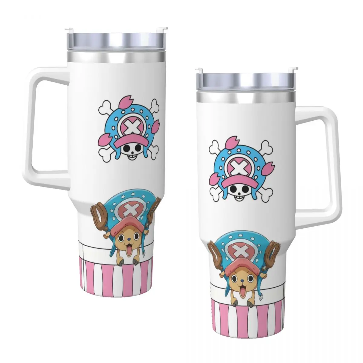 Stainless Steel Tumbler O-One Anime P-Piece Thermal Mug Leakproof Cold and Hot Car Mugs Travelist Graphic Water Bottle