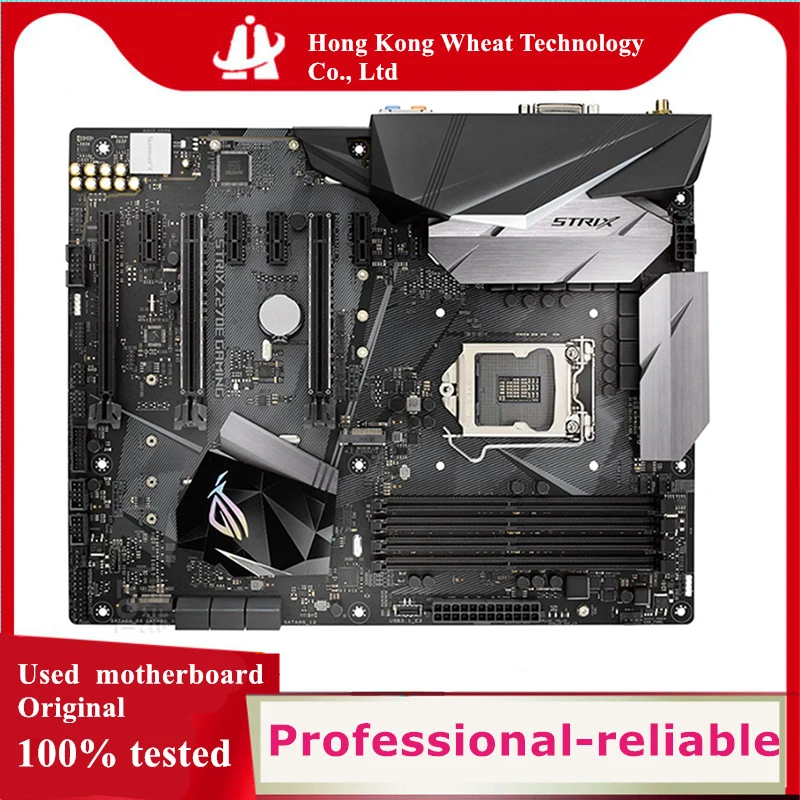 Used Z270 ROG STRIX Z270E GAMING motherboard original For Intel LGA 1151 LGA1151 DDR4 64GB USB2.0 USB3.0 SATA3 Desktop Mainboard