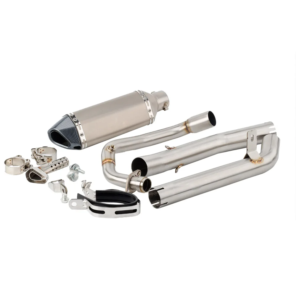 Per Aprilia RS 125 2018-2023 Tuono 125 2017 2018 2019 2020 Tubo di Collegamento Scarico Moto Slip-On Tubo di Scarico