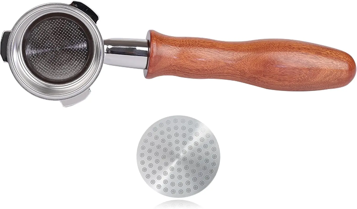 

51mm Bottomless Portafilter 3 Ears for CASABREWS CM5418, 3700Essential, Mr. Coffee Espresso Machine + Bonus Puck Screen