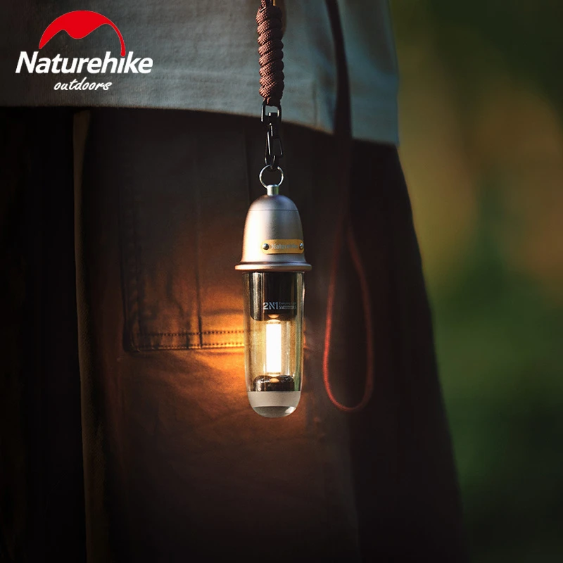 Naturehike Outdoor Portable Led Light Camping Charging Lighting Portable Flashlight Camping Atmosphere Light lamp Rechargeable