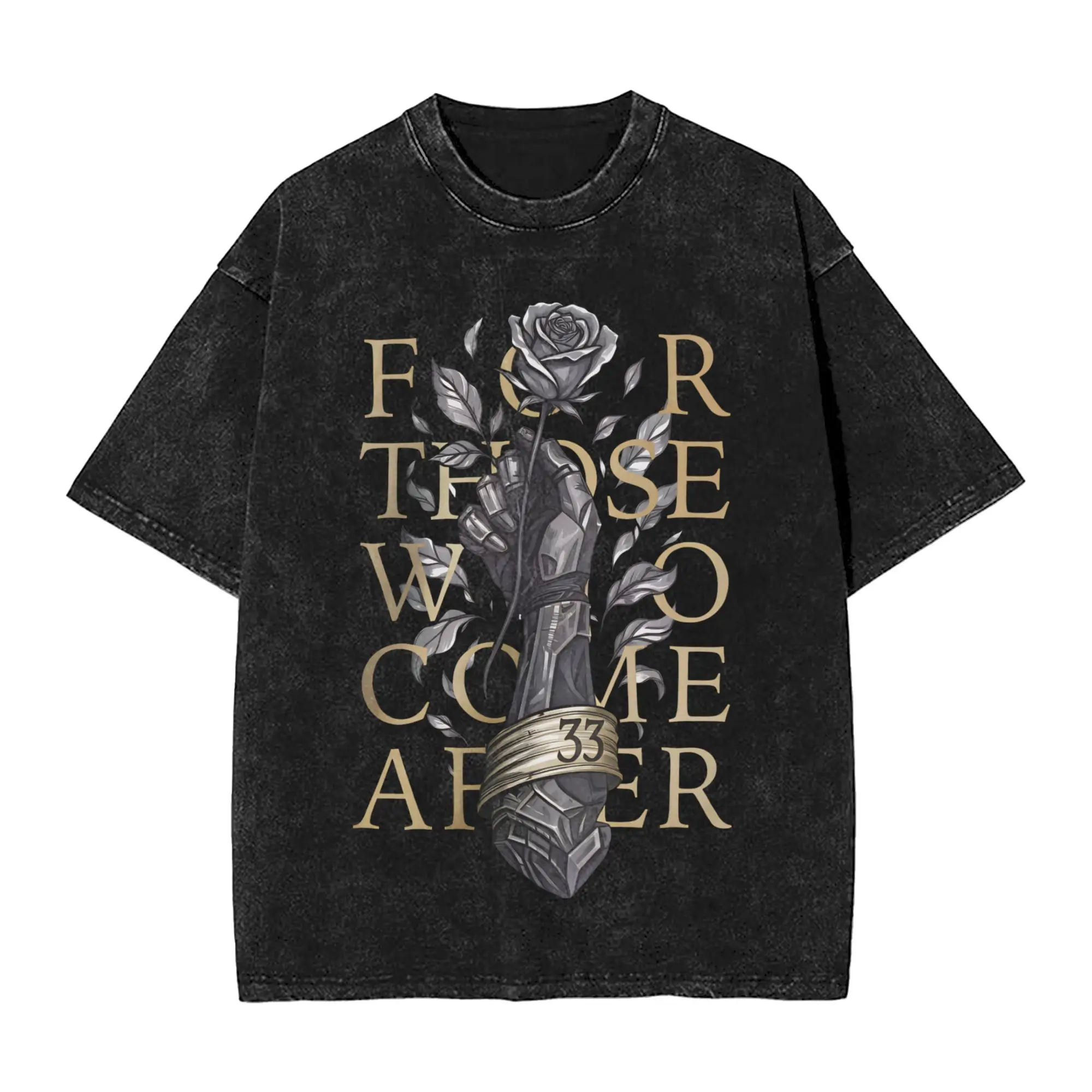 Clair Obscur Expedition 33 T Shirts Men 100% Cotton Fun T-Shirts Crew Neck  Tee Shirt Short Sleeve Clothing Printing