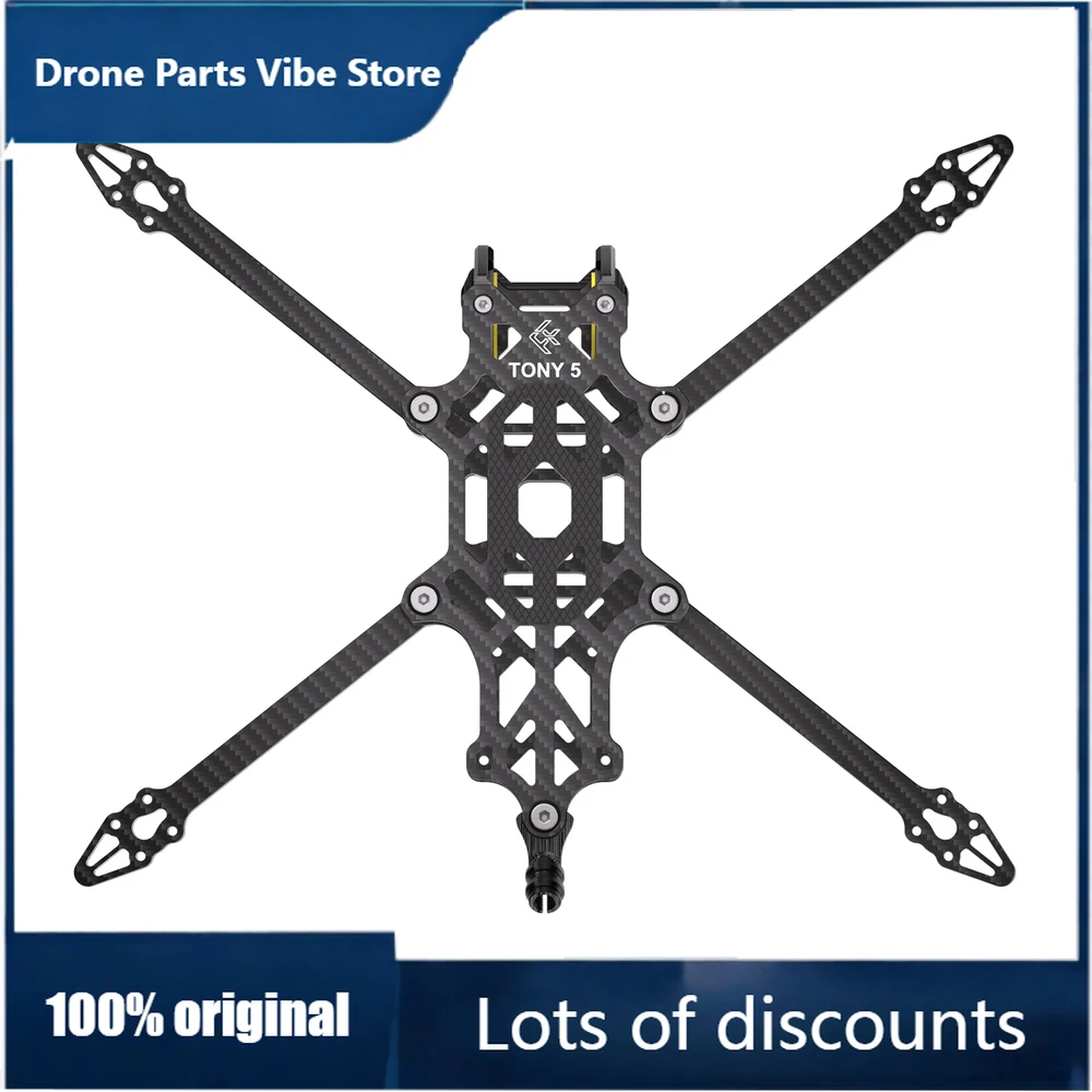 

FyTony 5 Sub250 Freestyle Frame - 57g Ultra-Light w/ TPU, True-X Compact, 20x20/25.5x25.5 Mounts,FPV Drone Frame KIT