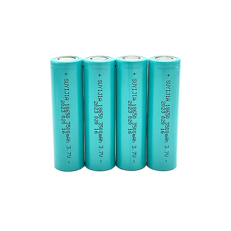 SUYIJIA 18650 3.7V 3500mAh High Capacity Rechargeable Li-Ion Battery for Flashlight Head Lamp Walkie-talkie with 4.2V 1A Charger