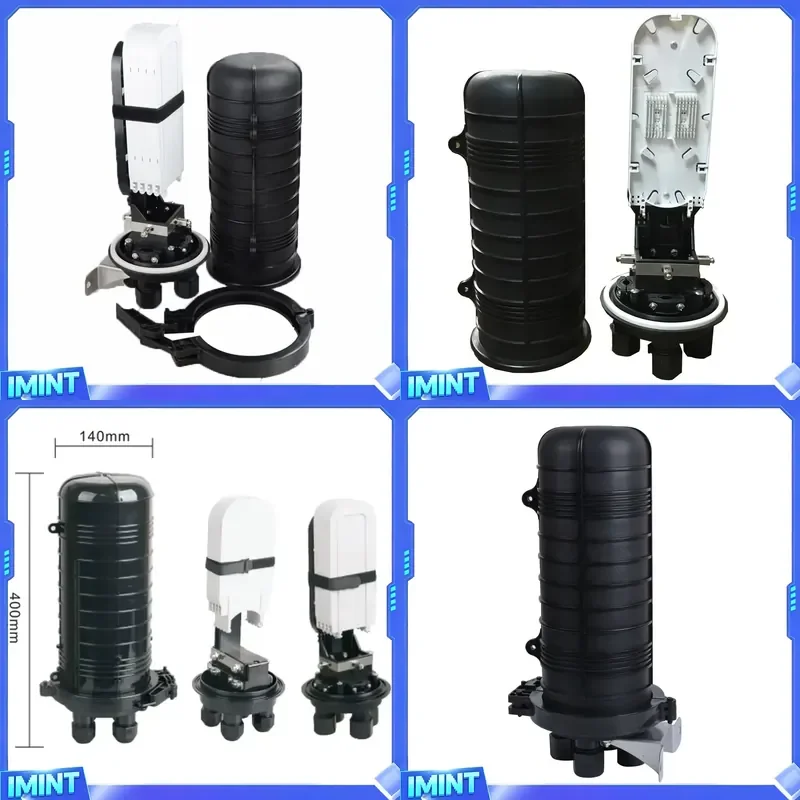 2 In 2 Out Mechanical Type Vertical Dome Type 24 / 48 / 96 Core Fiber Optic Splice Closure