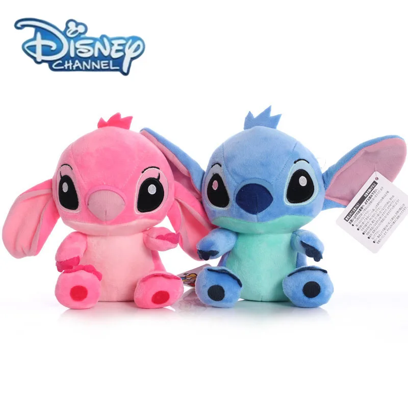 

Disney 20 см Лило и Стич Мягкие плюшевые модели Мультяшные плюшевые куклы Аниме Плюшевые детские игрушки Kawaii Детский подарок на день рождения