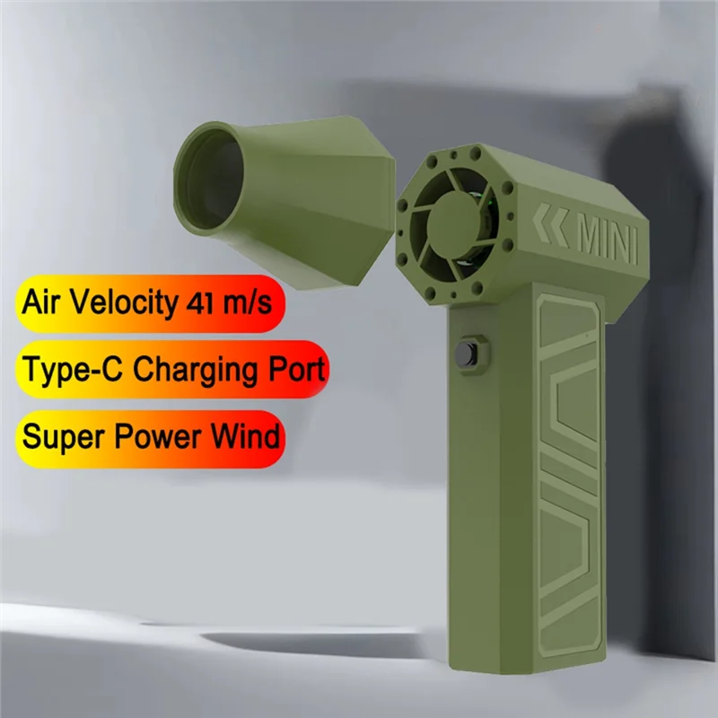 B83B-Violent Fan Turbo Jet Dust Cleaner Brushless Air Blower 41M/S Wind Speed Powerful Outdoor For HOME Vacuum