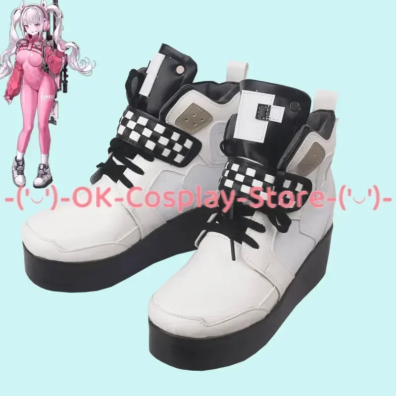 [Customized] NIKKE The Goddess of Victory Alice Cosplay Shoes Anime Game Roleplay Prop Halloween Carnival Party PU Leather Boots