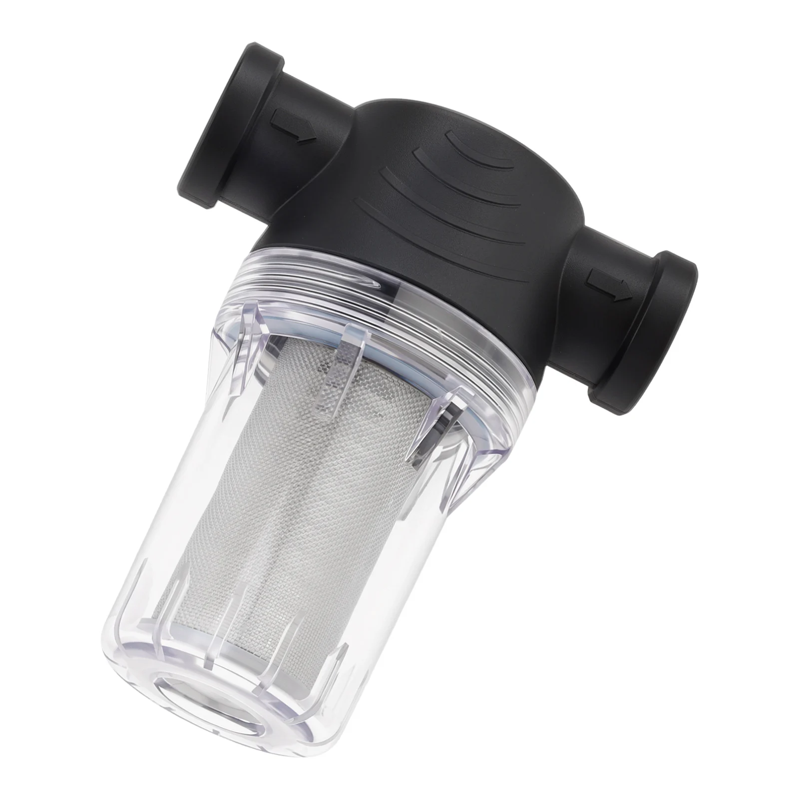 1/2 Inch and 1 Inch Water Pump Strainer Filter for Garden Hose RV Water Tank with 40 Mesh Stainless Steel Screen