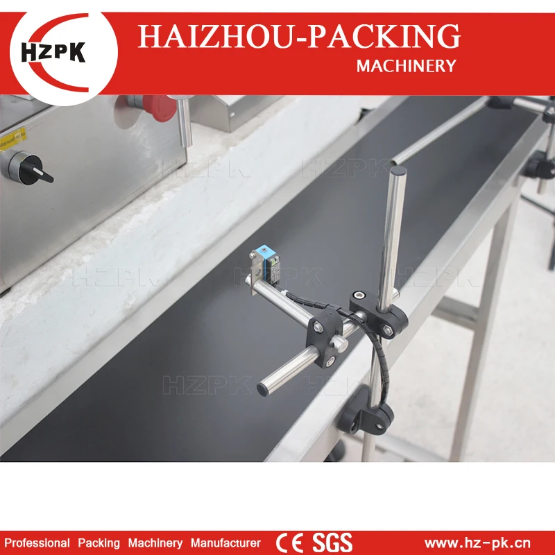 HZPK Semi-automatic Paste Filling Machine Conveyor Belt Accessories Can Be Used To Fill Beverages Jams HZ-1400S