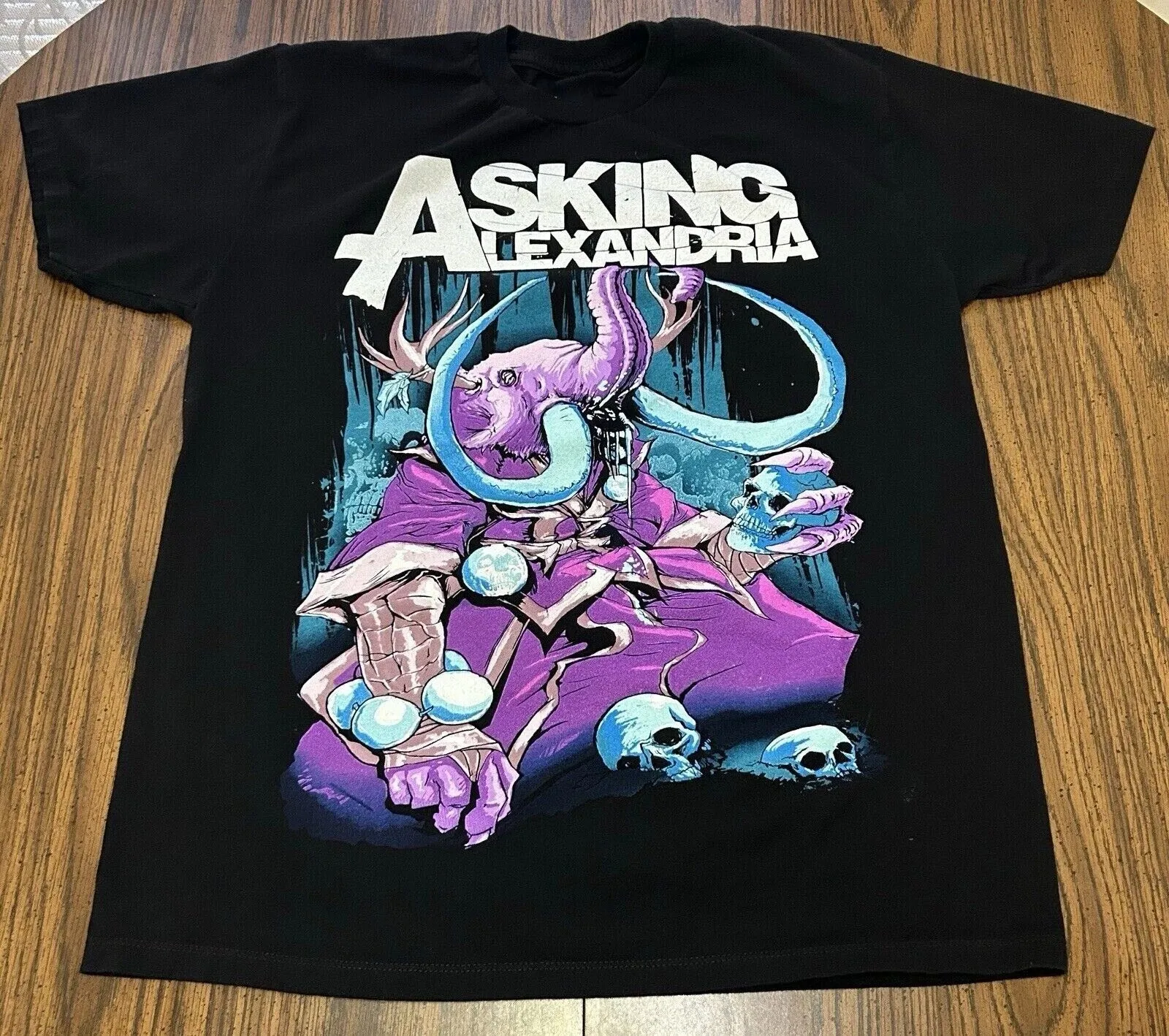 New Rare Asking Alexandria Band Devour Band 2015 Black S to 5XL Shirt